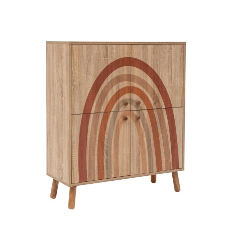 Comoda MULTILUX IRIS PALM POSY, 95x36x111 cm [5]