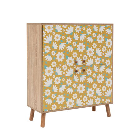 Comoda MULTILUX POSY, stejar sonoma, 95x36x111 cm [5]