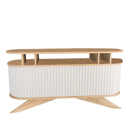 Mobilier Dormitor - Comoda STOR, stejar, 150x43x75 cm