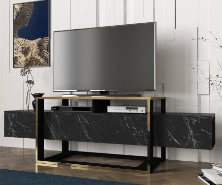 Comode TV - Comoda TV BIANCO, 160x46,1x49,8 cm