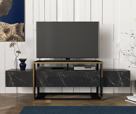 Comode TV - Comoda TV BIANCO, 160x46,1x49,8 cm