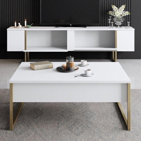 Comoda TV LUXE, 180x30x50 cm [5]