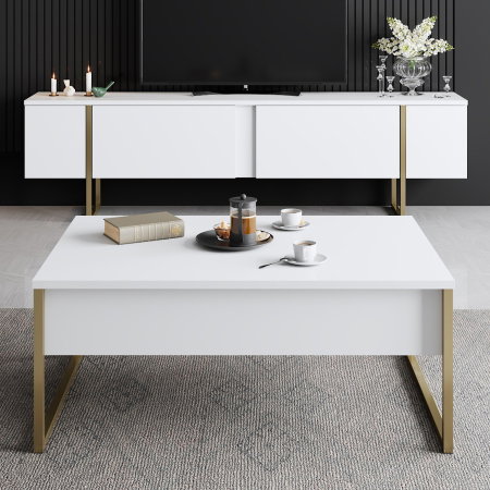 Comoda TV LUXE, 180x30x50 cm [4]