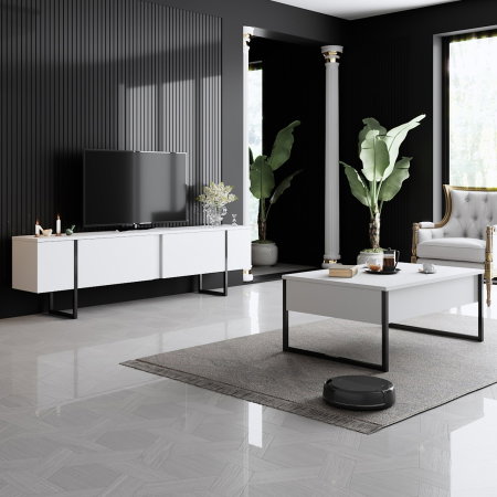 Comoda TV LUXE, 180x30x50 cm [2]