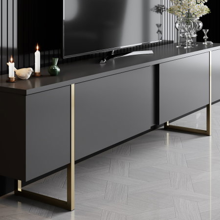 Comoda TV LUXE, 180x30x50 cm [3]