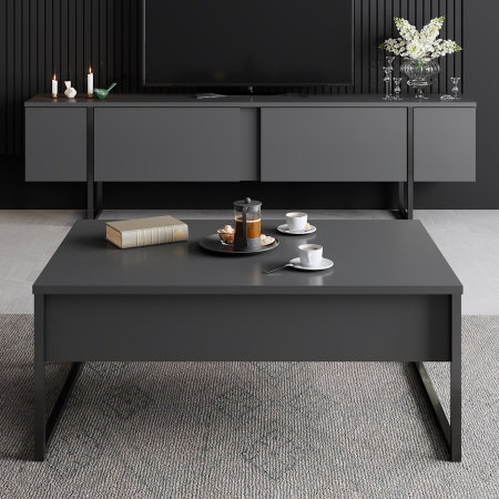 Comoda TV LUXE, 180x30x50 cm [4]