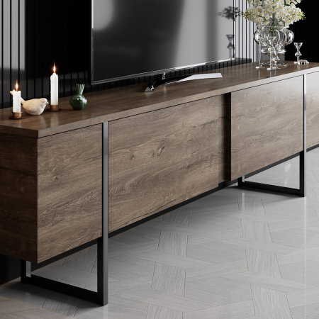 Comoda TV LUXE, 180x30x50 cm [3]