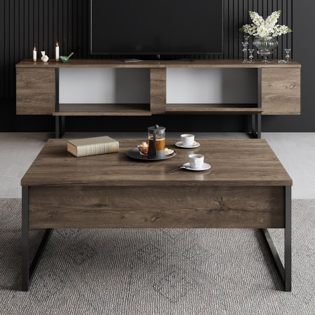 Comoda TV LUXE, 180x30x50 cm [5]