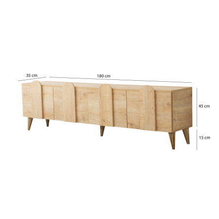Comoda TV NEW LINE, 180x35x50 cm [7]