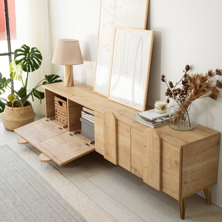 Comoda TV NEW LINE, 180x35x50 cm [4]