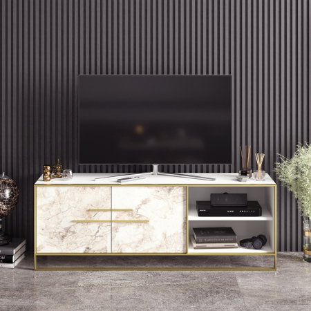 Comode TV - Comoda TV POLKA, 160x38,5x56,6 cm