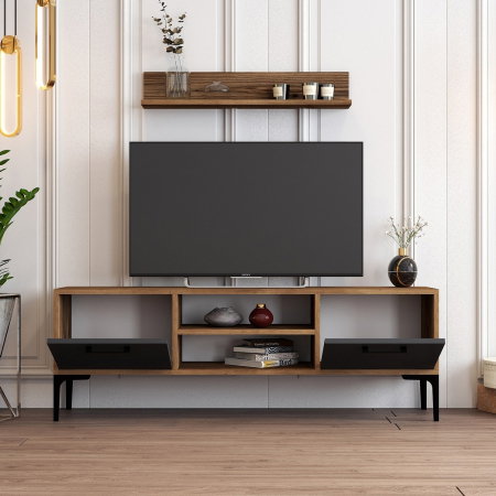 Comoda TV RIGA, cu raft suspendat,140x30x48 cm [3]