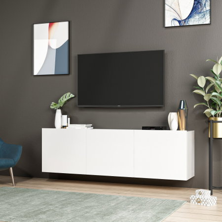 Comoda TV WHITE, 150x31x44 cm [4]