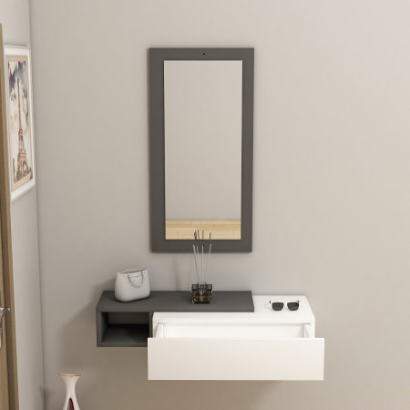Comode - Comoda VIEN, cu oglinda 82x29,6x15,8 cm