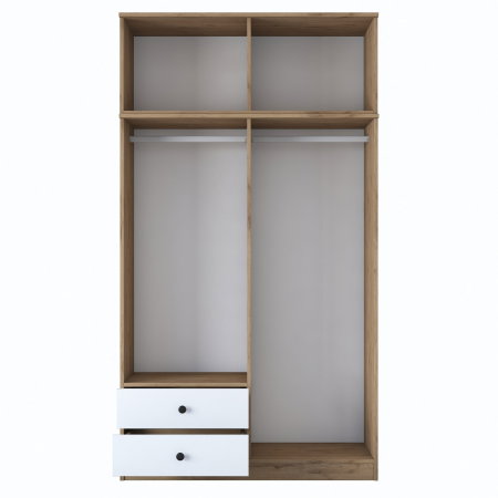 Dulap BA121, 8 usi, 2 sertare, 120x42,5x216,8 cm [5]