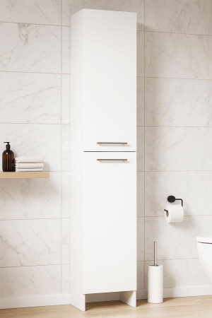 Dulapuri Baie - Dulap baie seria 017, 2 usi, alb, 35x31.6x170 cm