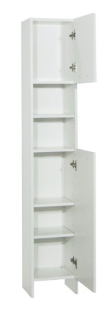 Mobilier Baie - Dulap baie seria 018, 2 usi, alb, 30x24.6x170 cm