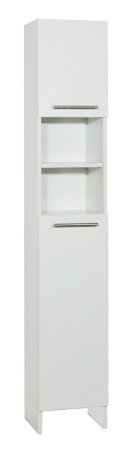 Mobilier Baie - Dulap baie seria 018, 2 usi, alb, 30x24.6x170 cm