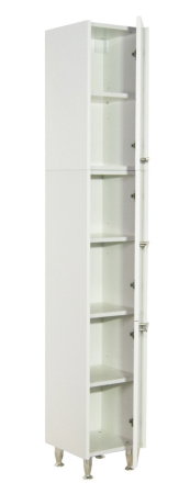 Dulapuri Baie - Dulap baie seria 020, 3 usi, alb, 30x30x180 cm