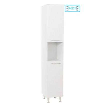 Dulapuri Baie - Dulap baie SOLE, front MDF, 2 usi, alb, 30x31.6x180 cm