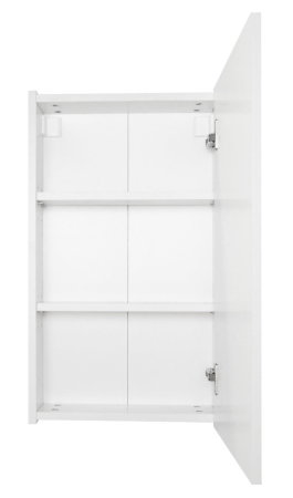 Dulapuri Baie - Dulap baie suspendat, 1 usa, oglinda, alb, 60x14x68 cm