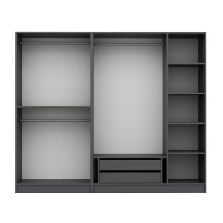 Dulap KALE PLUS, 5 usi, 225x52x210 cm [6]