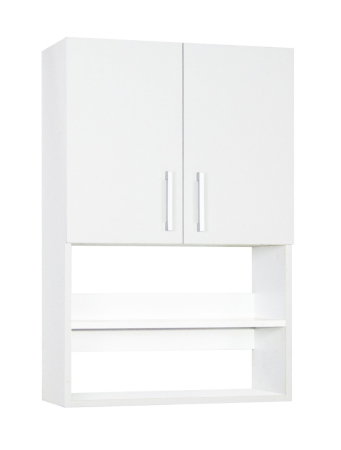 Dulapuri Baie - Dulap baie suspendat, 2 usi, alb, 60x25x90 cm