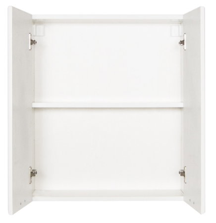 Dulapuri Baie - Dulap baie suspendat seria 172, front MDF, 2 usi, montat, alb, 60x21.5x68 cm