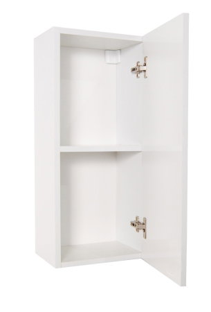 Dulapuri Baie - Dulap baie suspendat PROMO, 1 usa, oglinda, alb, 30x21.5x68 cm