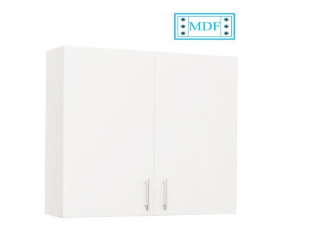 Dulapuri Baie - Dulap baie suspendat VERONA, front MDF, 2 usi, alb, 85x21.5x68 cm