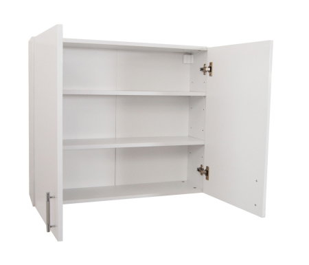 Dulapuri Baie - Dulap baie suspendat VERONA, front MDF, 2 usi, alb, 85x21.5x68 cm