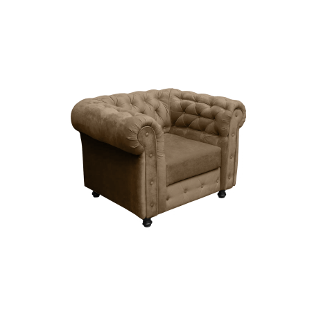 Fotoliu CHESTERFIELD fix, cu arcuri, 105x90x80 cm - ExpoMob [2]