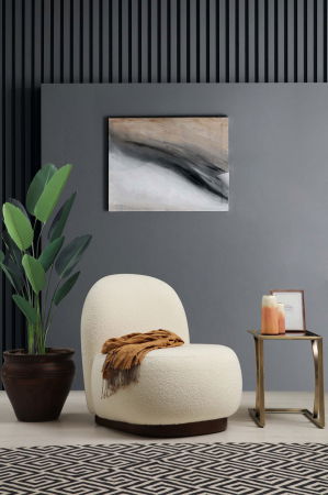 Fotolii - Fotoliu fix TINA, bouclet, 74x85x75 cm