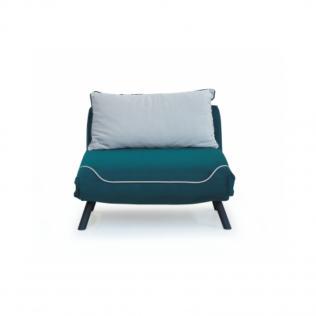 Fotoliu FOLDY MIDI extensibil, verde, 100x73x85 cm