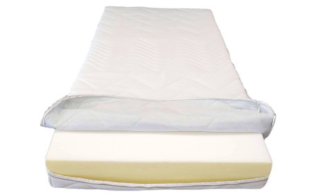 Saltele - Husa saltea 120x200x18, matlasata, lavabila, detasabila, cu fermoar 4 laturi