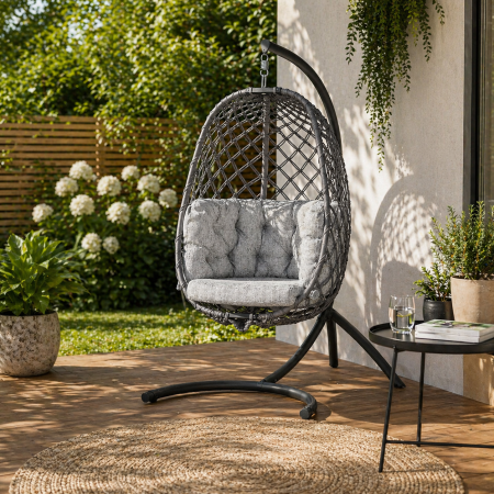 Leagane si Balansoare - Leagan suspendat PALERMO, 124x118x186 cm - ExpoMob