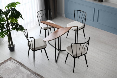 Mese Dining - Masa YAPRAK, 100x100x72 cm