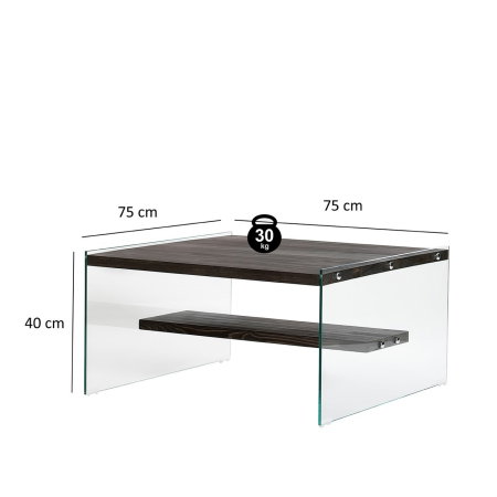 Masuta de cafea AQUA, 75x75x40 cm [6]