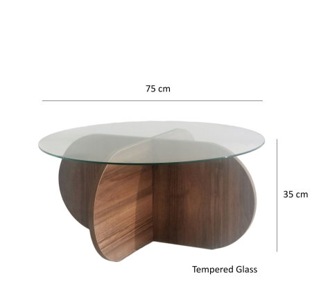 Masuta de cafea BUBBLE, 75x75x35 cm [6]