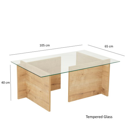 Masuta de cafea ESCAPE, 105x65x40 cm [11]