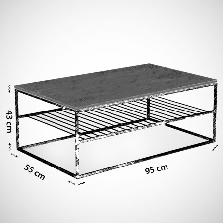 Masute Cafea - Masuta de cafea ETNA, 95x55x43 cm