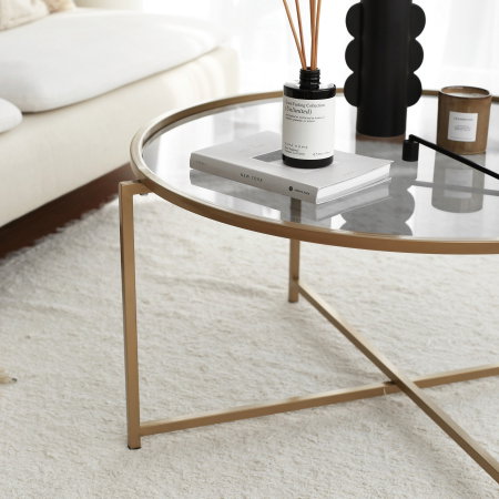 Masuta de cafea GOLD SUN, 83x83x40 cm [5]