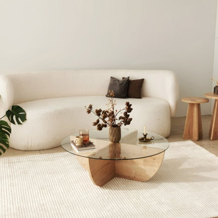 Masuta de cafea LILY, 90x90x30 cm [3]