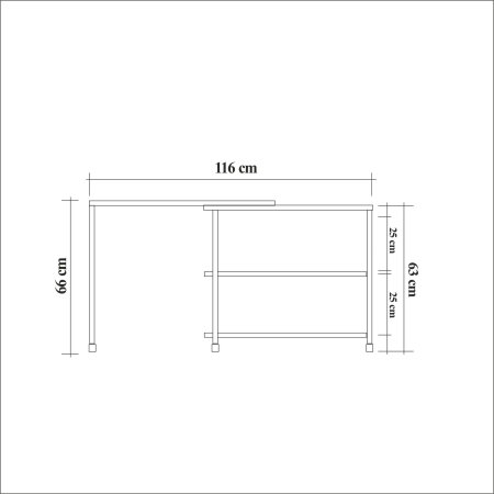 Masuta de cafea MELIN, 70x76x63 cm [16]