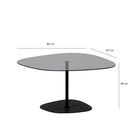 Masuta de cafea SOHO, 85x67x40 cm [8]