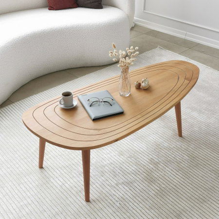 Masuta de cafea SWEET, tec, 115x50x38 cm [5]