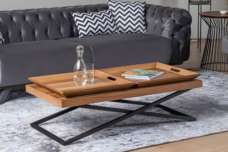 Masuta de cafea TOWLY, 120x60x42 cm [6]