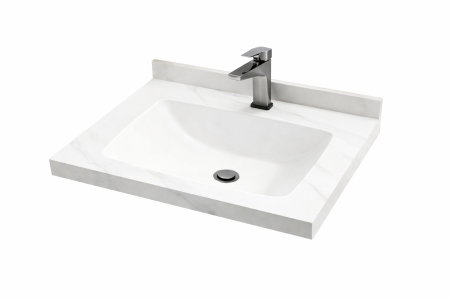 Set Baza si Lavoar seria 867, cu sertare, 60 cm, alb [4]