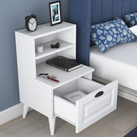 Mobilier Dormitor - Noptiera BD105, 45x40x74,4 cm
