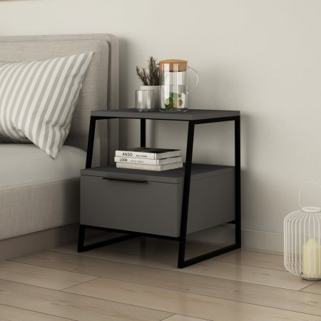 Mobilier Dormitor - Noptiera PAL, 45x40x50 cm